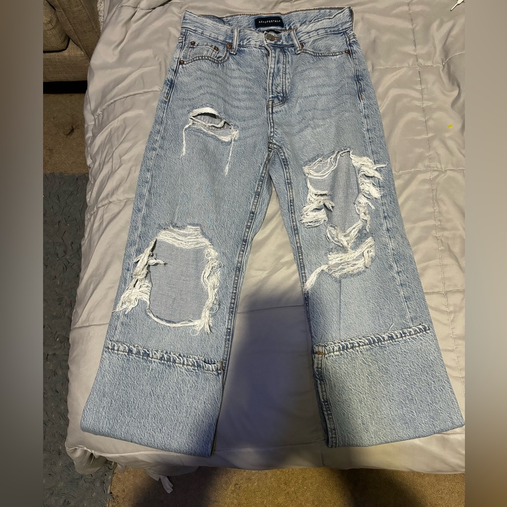 PacSun Light Blue baggy Jeans size: 2